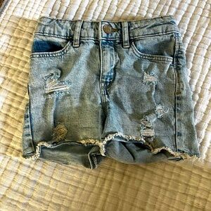 Girls high waisted gap jean shorts